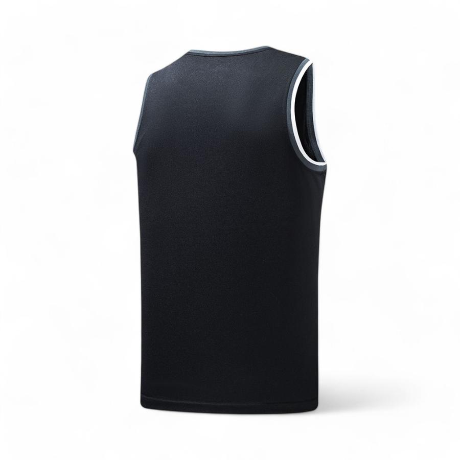 Camiseta Basketball Hombre NBA Logo Negro/Blanco