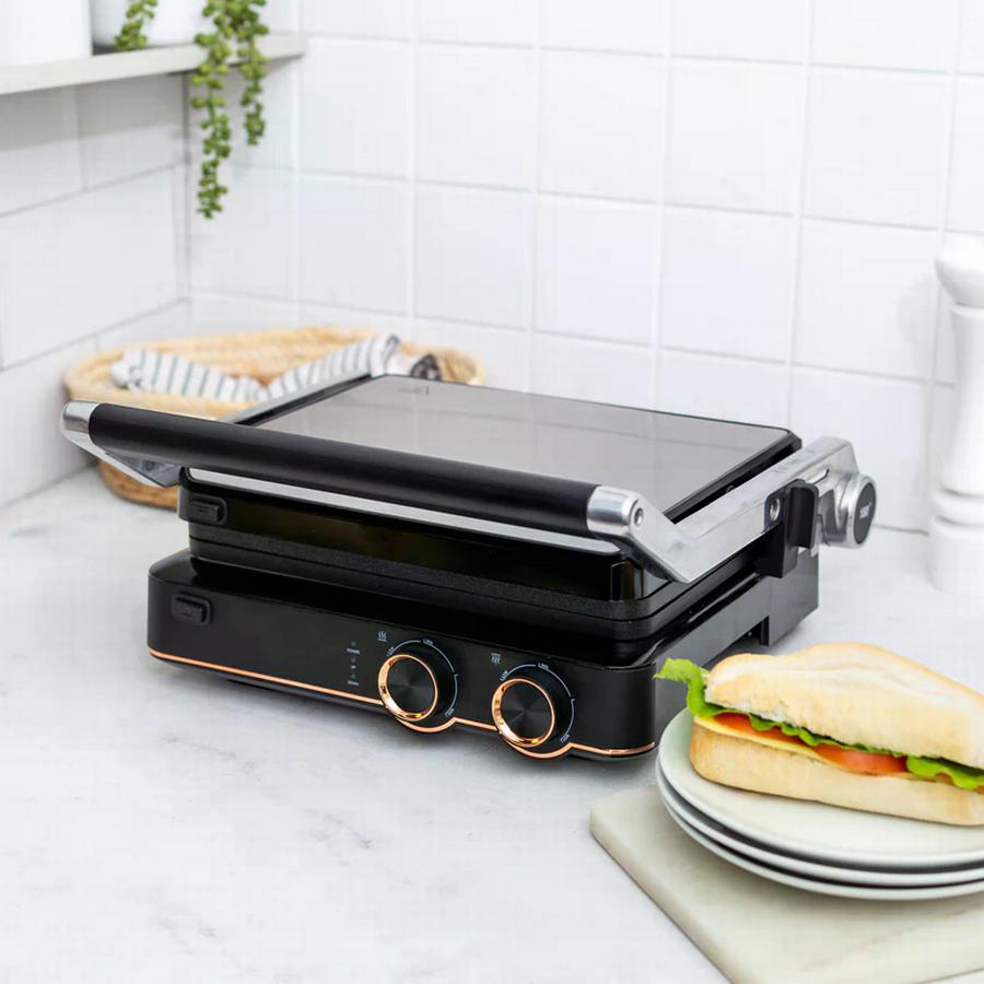 Sandwichera Y Grill Panini Olimpia FDV Negro/Gris
