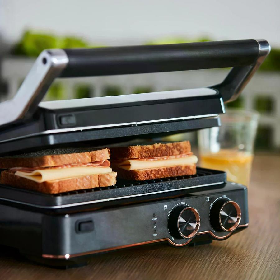 Sandwichera Y Grill Panini Olimpia FDV Negro/Gris