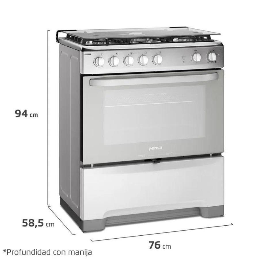 Cocina A Gas Fensa 5 Platos F5500t