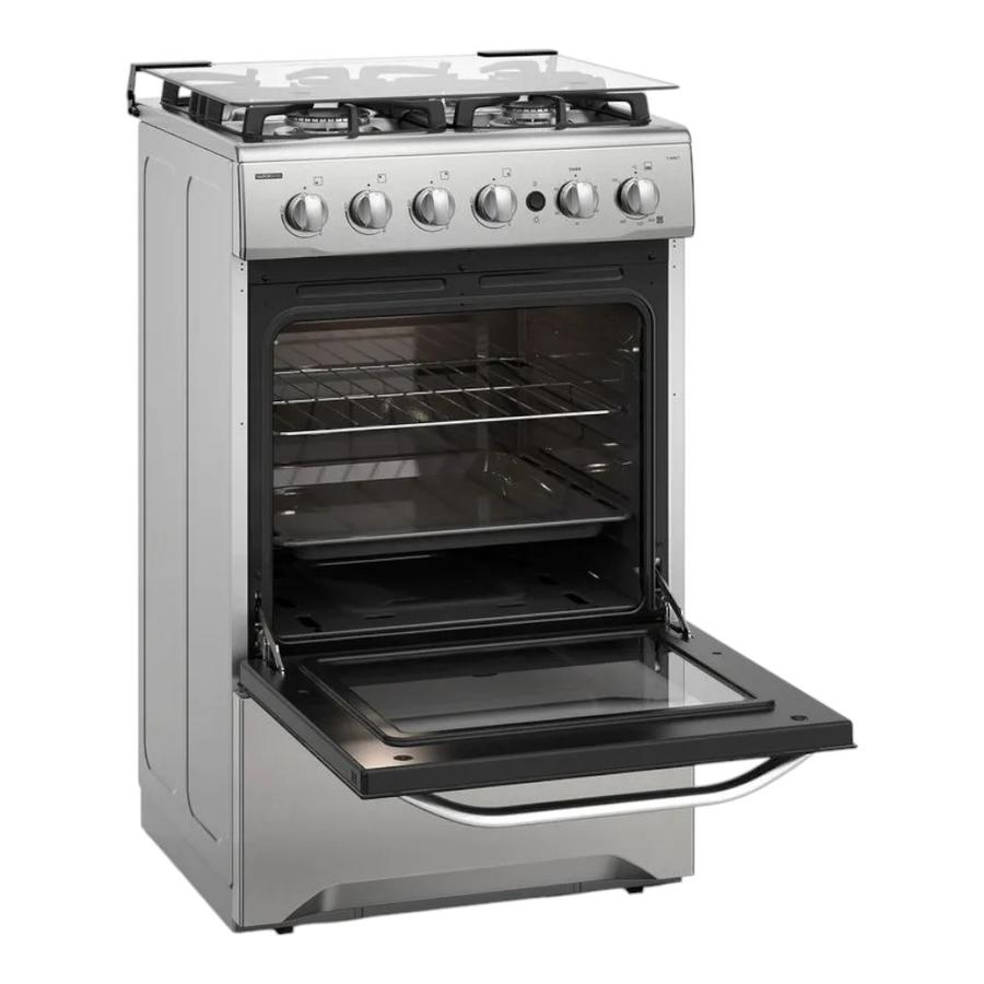 Cocina Gas 4 Platos Fensa 2606 Experience VaporBake Gris
