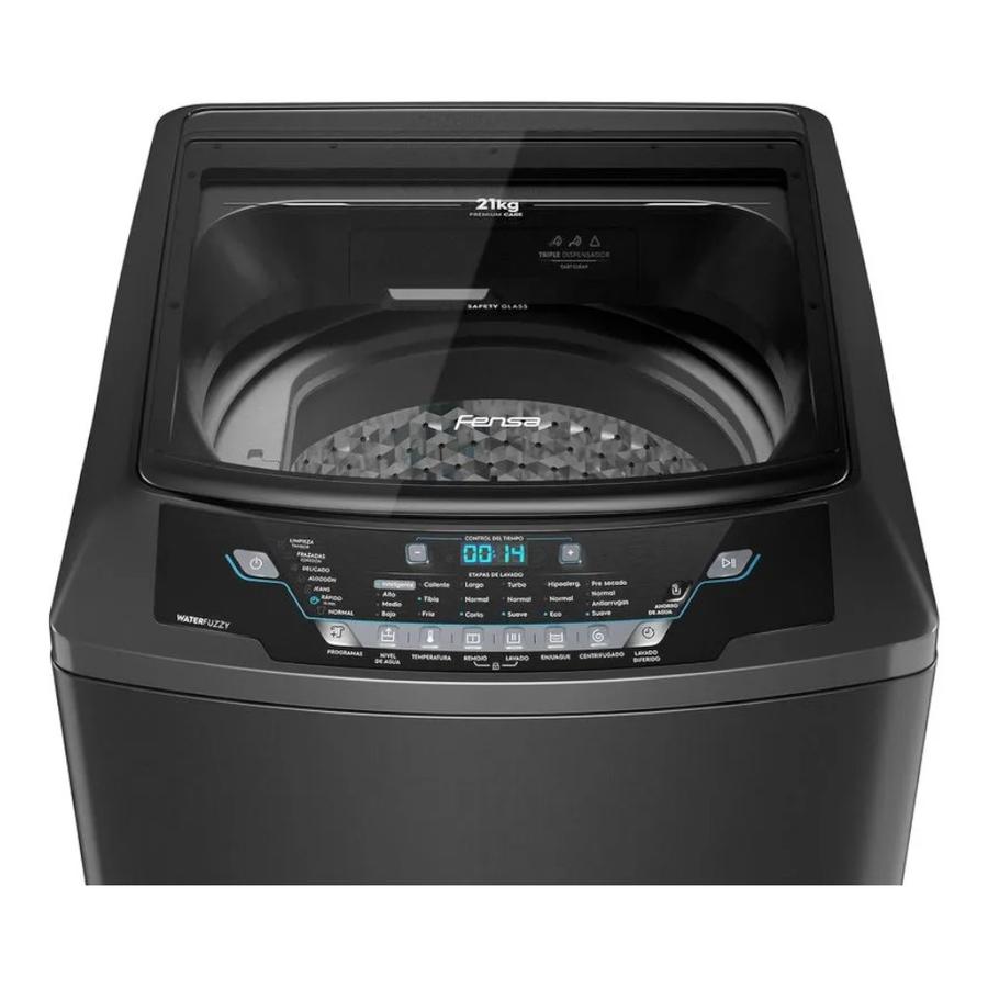 Lavadora Automática 21Kg Fensa Premium Care 21 Onix Gris