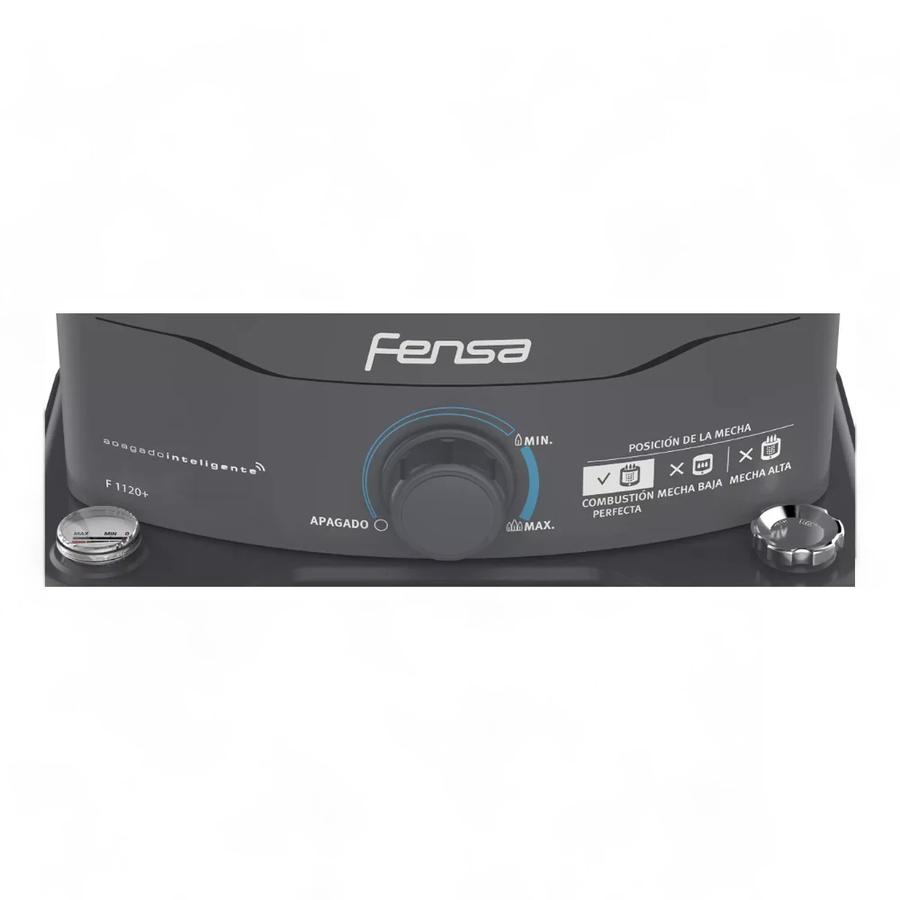Estufa Parafina Mecha Fensa F-1120 Negro