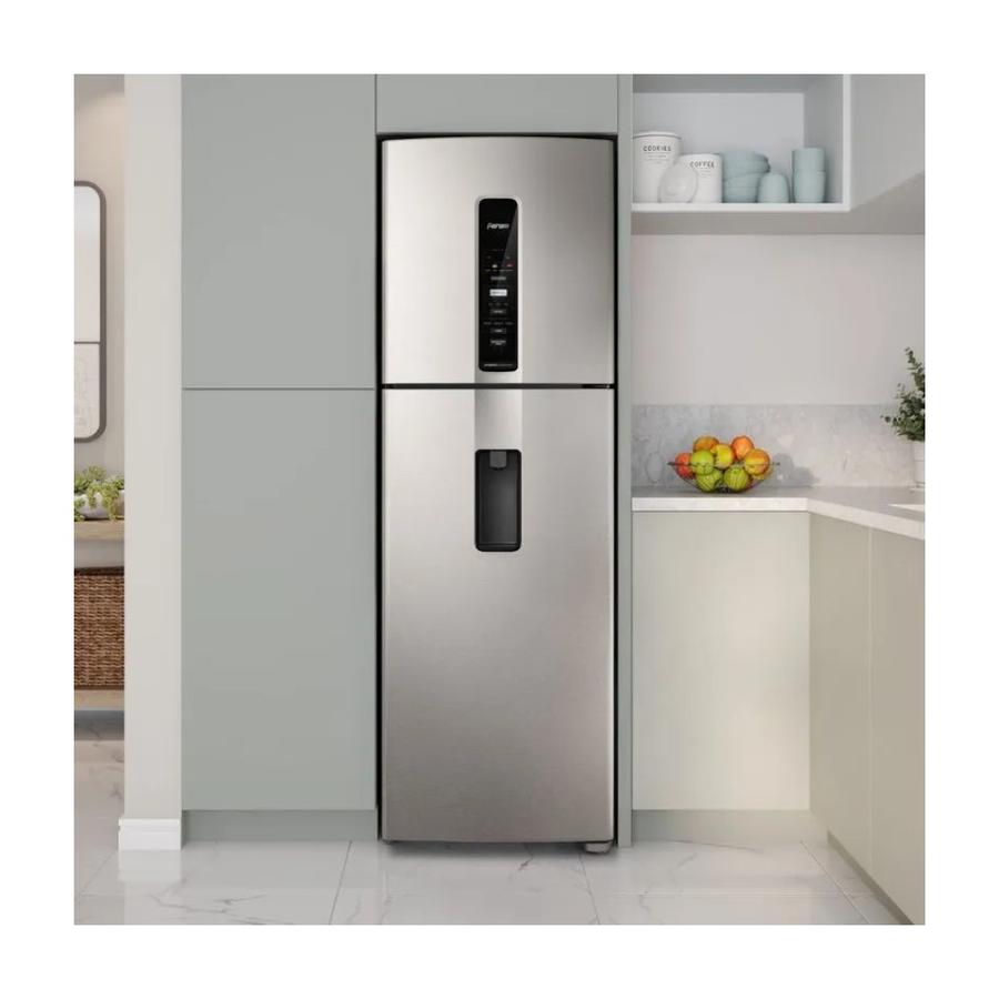 Refrigerador Fensa Top Freezer AutoSense 409 Litros Plateado