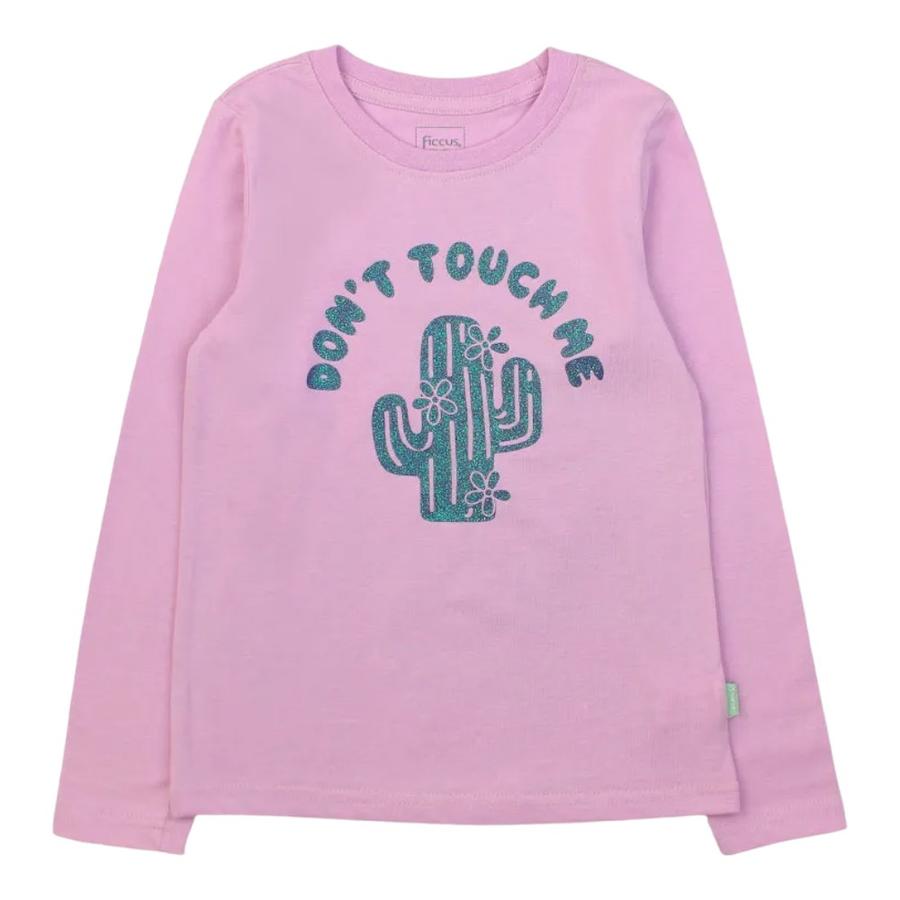 Polera Manga Larga Day To Day Kids Nina Ficcus Lila