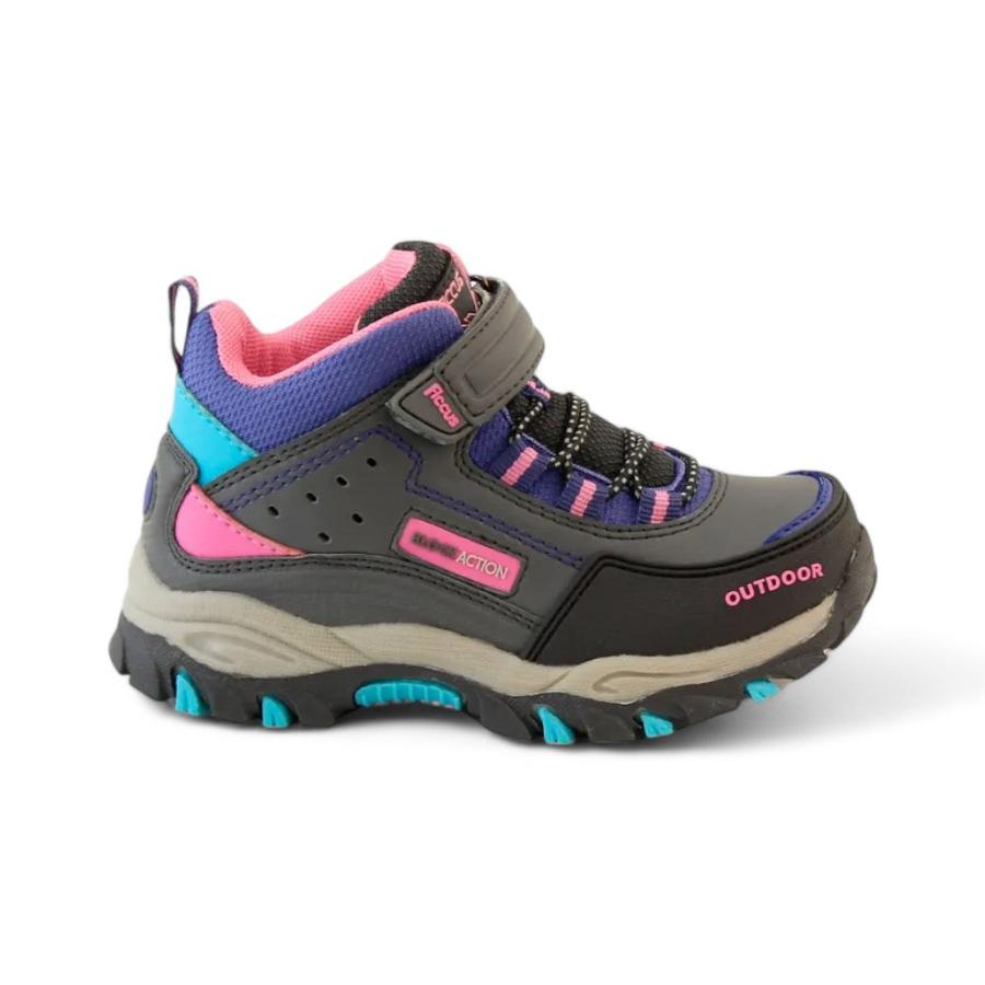 Zapatillas Outdoor Ficcus Tex Kids Niña Gris