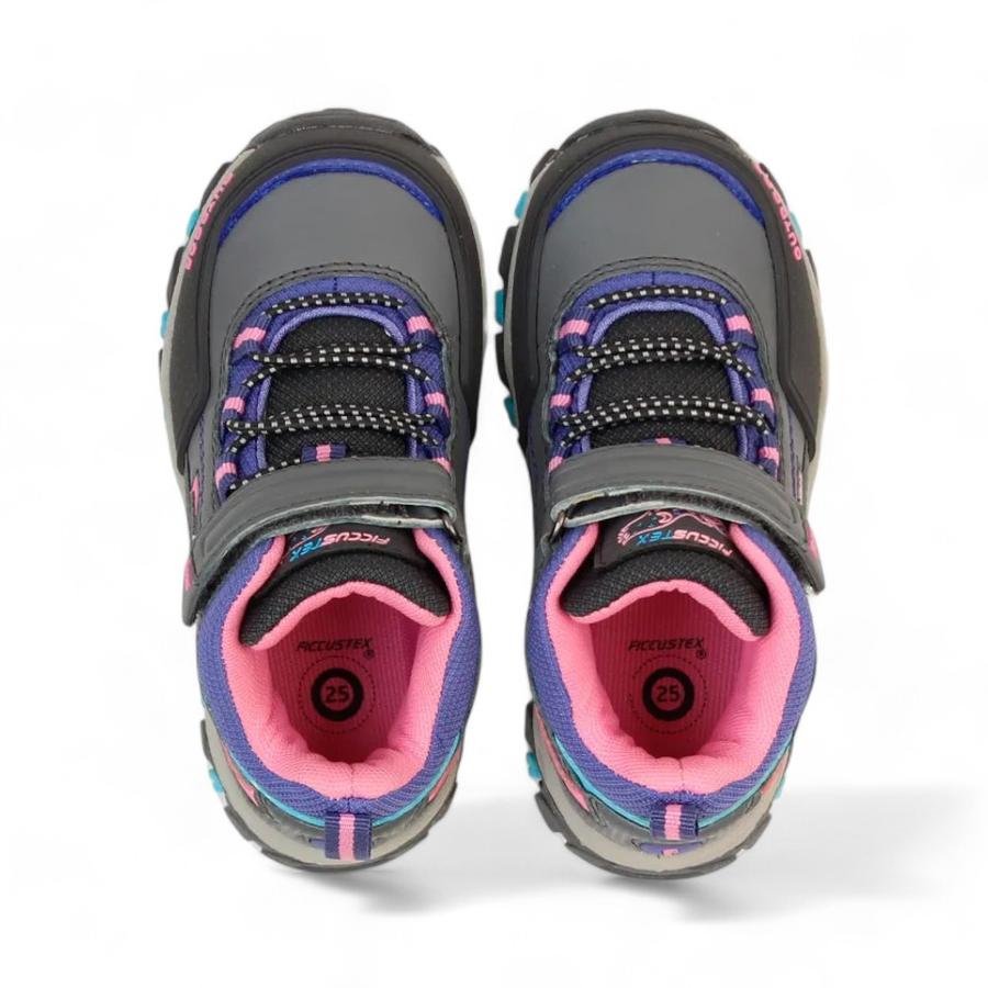Zapatillas Outdoor Ficcus Tex Kids Niña Gris
