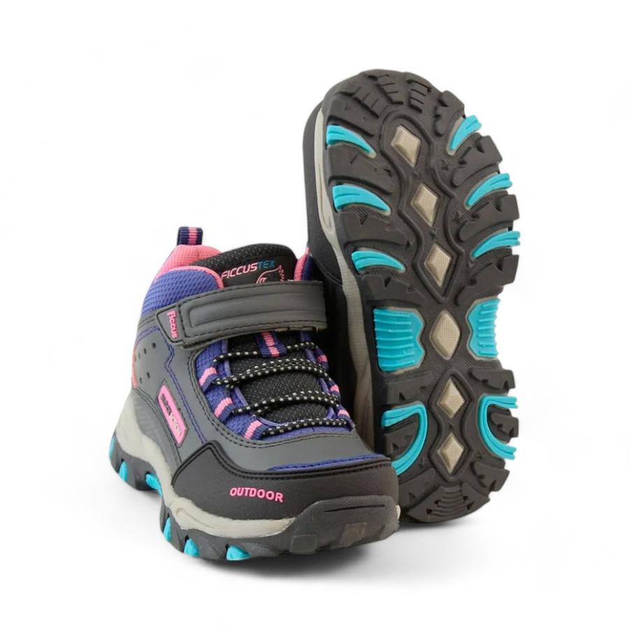 Zapatillas Outdoor Ficcus Tex Kids Niña Gris