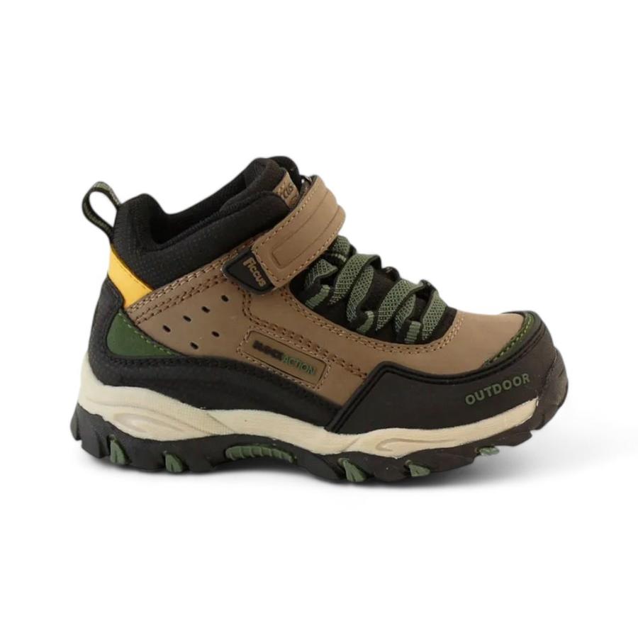 Zapatillas Outdoor Ficcus Tex Kids Niño Cafe