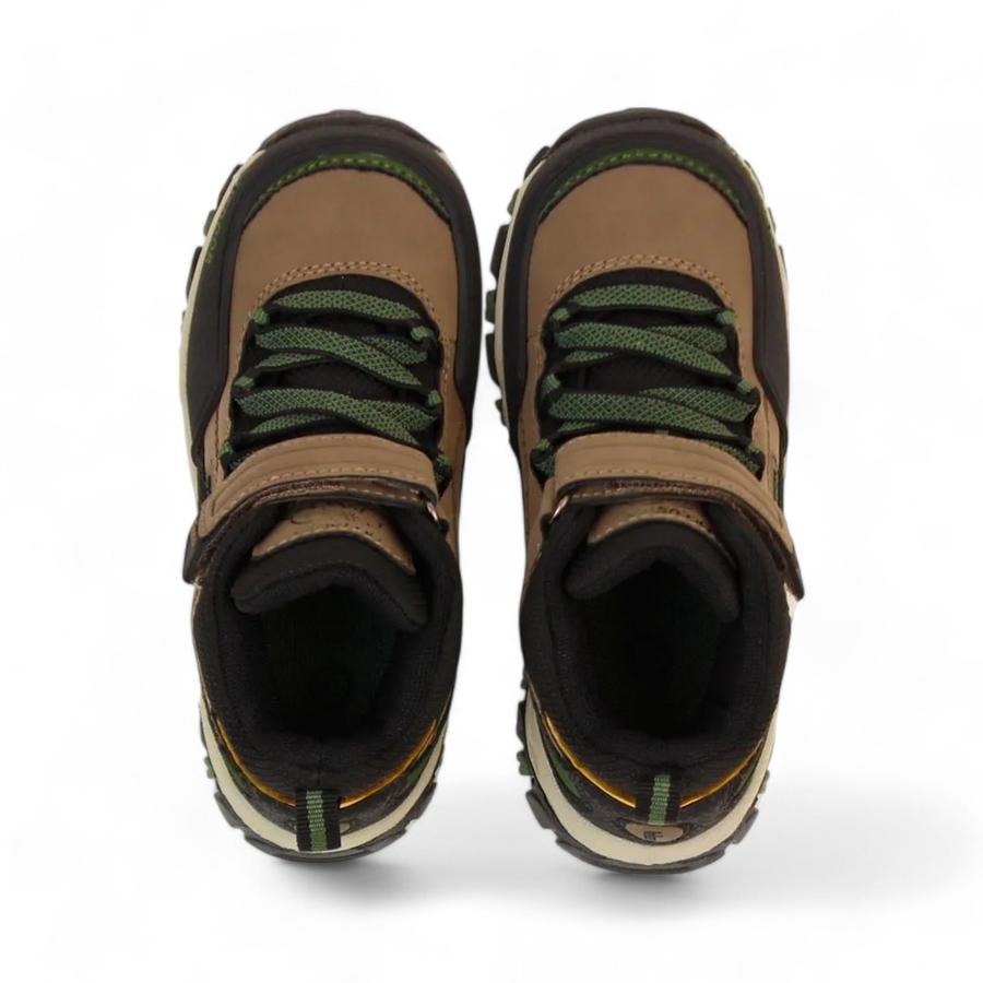 Zapatillas Outdoor Ficcus Tex Kids Niño Cafe