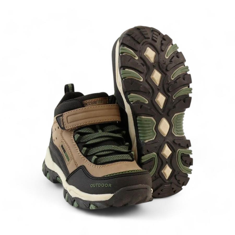 Zapatillas Outdoor Ficcus Tex Kids Niño Cafe