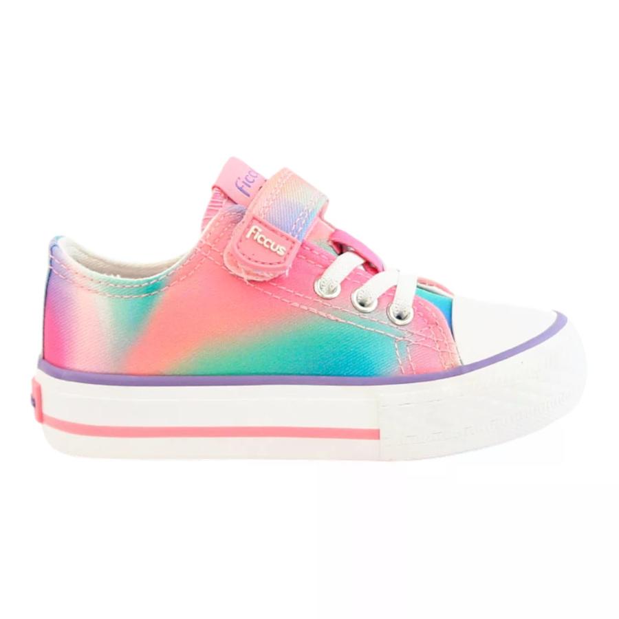 Zapatillas Urbana Velcro Elástico Ficcus Kids Niñas