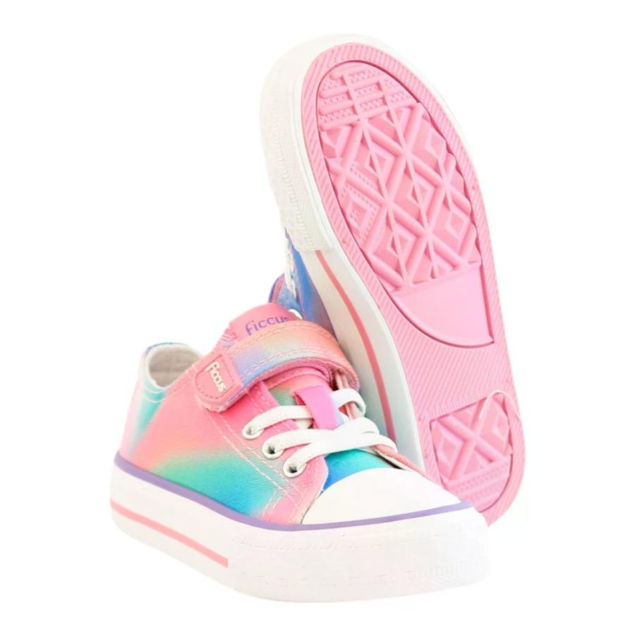 Zapatillas Urbana Velcro Elástico Ficcus Kids Niñas