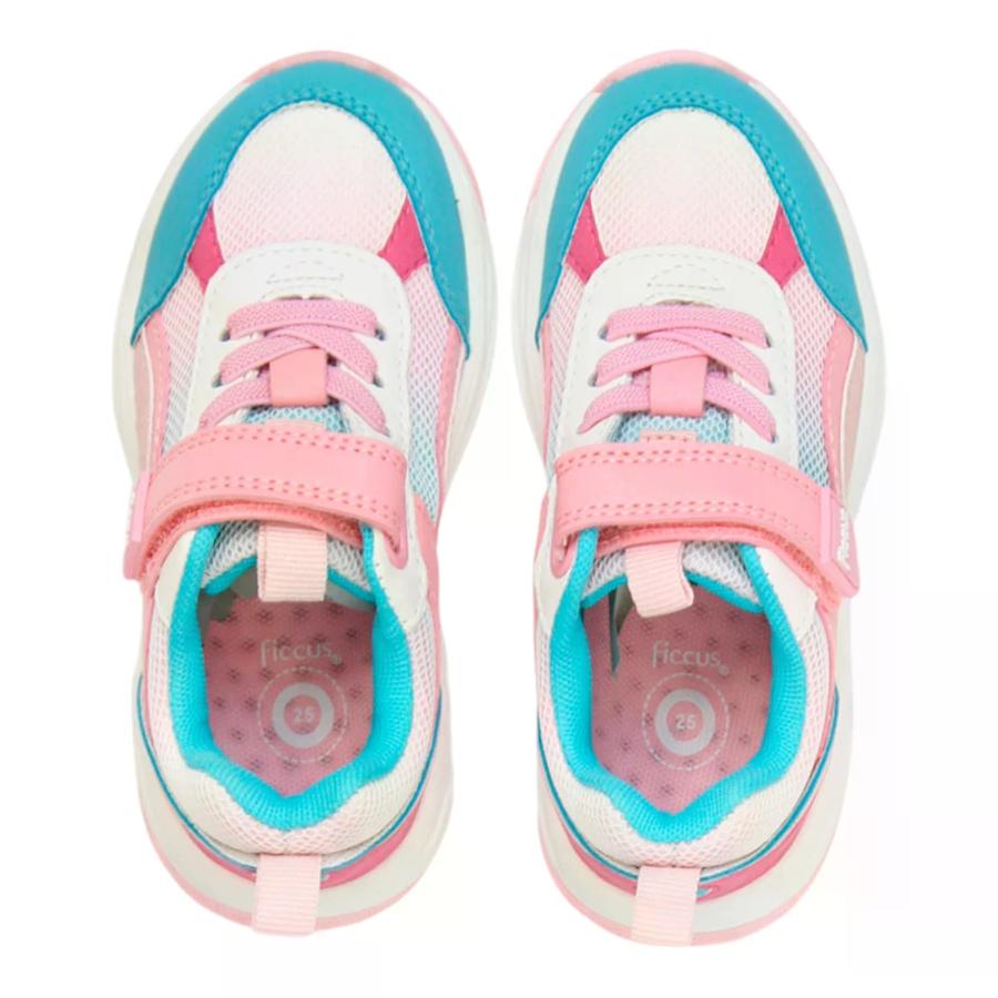 Zapatillas Sport Velcro Elástico Ficcus Kids Niñas