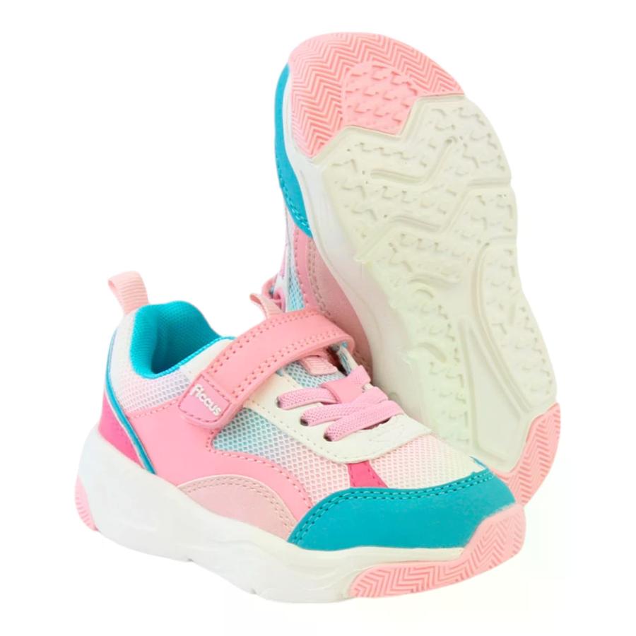 Zapatillas Sport Velcro Elástico Ficcus Kids Niñas