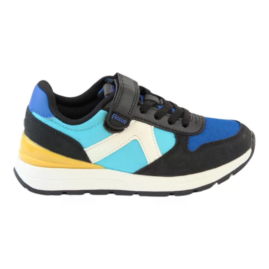 Zapatillas Sport Jogging Velcro Ficcus Elástico Junior Niños