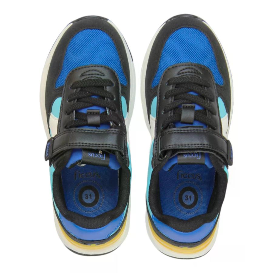 Zapatillas Sport Jogging Velcro Ficcus Elástico Junior Niños