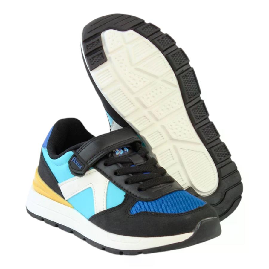 Zapatillas Sport Jogging Velcro Ficcus Elástico Junior Niños