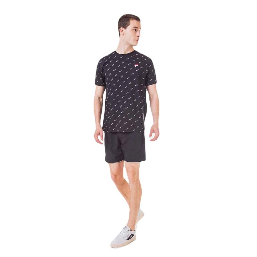 Polera Fila Hombre Negro