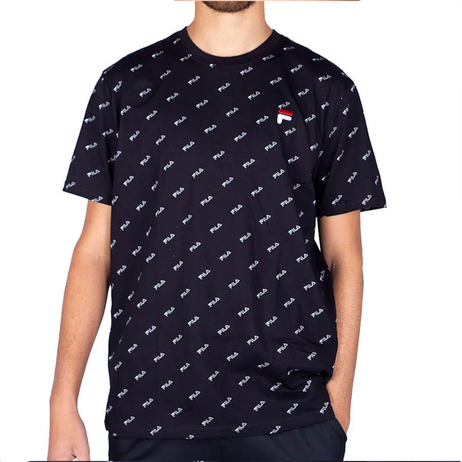 Polera Fila Hombre Negro