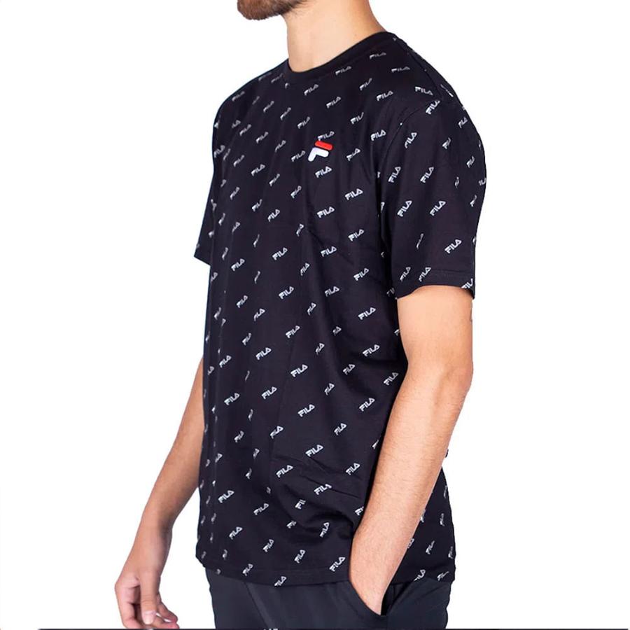Polera Fila Hombre Negro