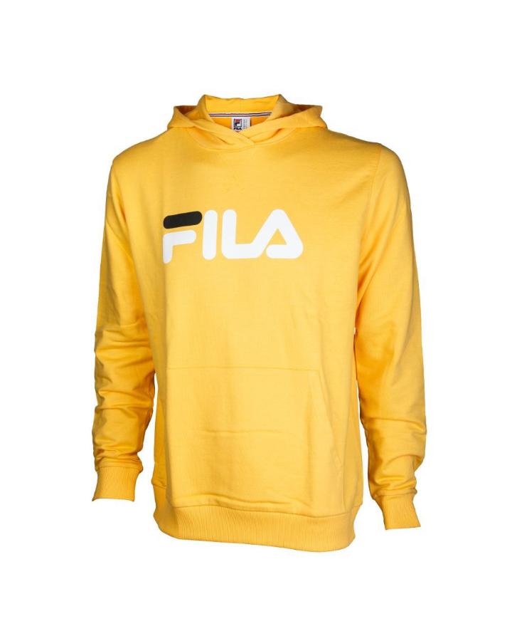 Poleron Fila Hoodie Logo Hombre Naranjo
