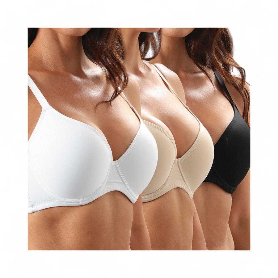 Pack 3 Sostenes Mujer Flores 24871  Copa C Multicolor