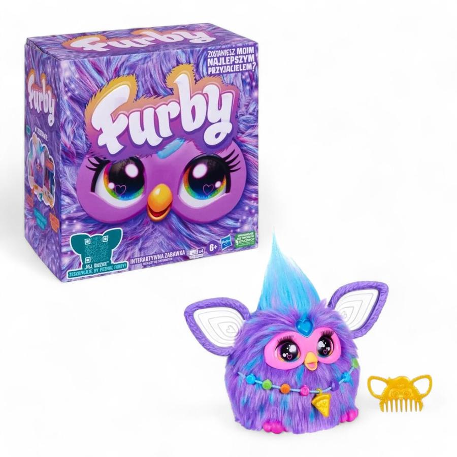 Peluche Furby Fur Hey Morado F6743 Hasbro
