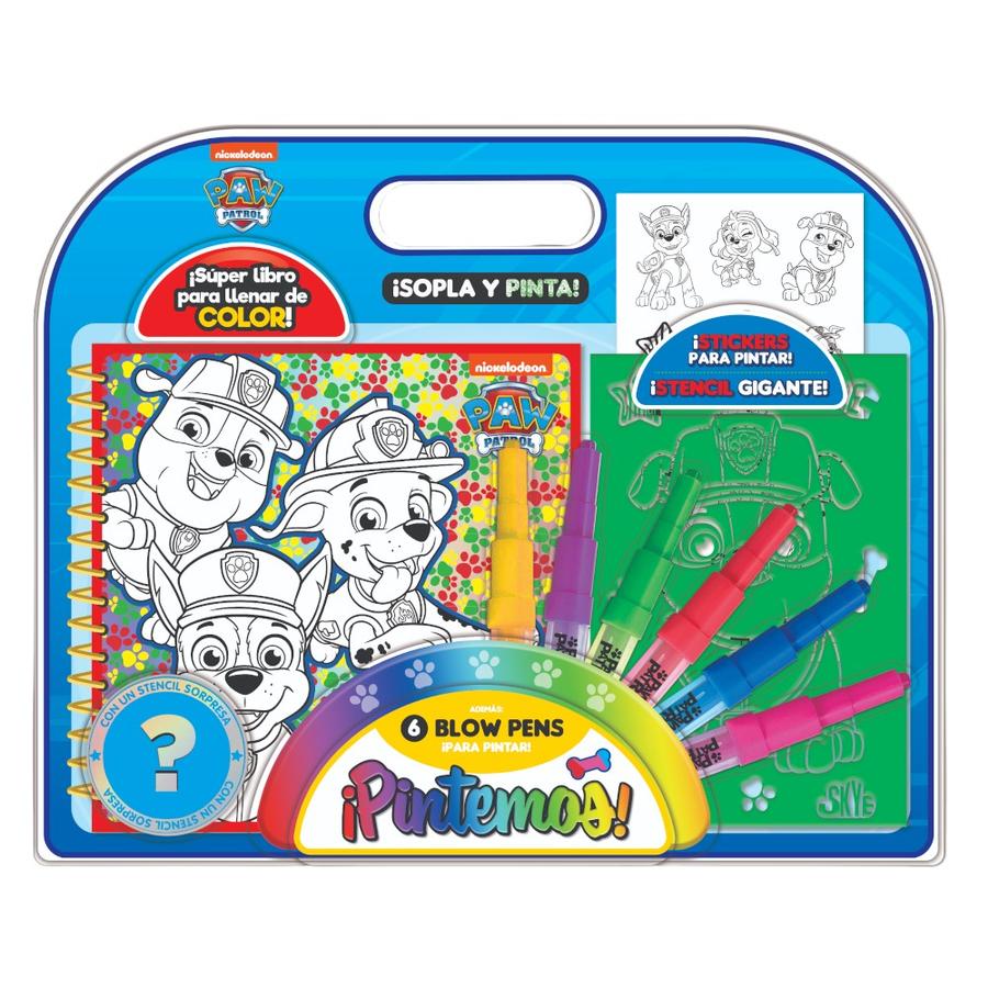 Set Para Colorear Super Pintemos Paw Patrol