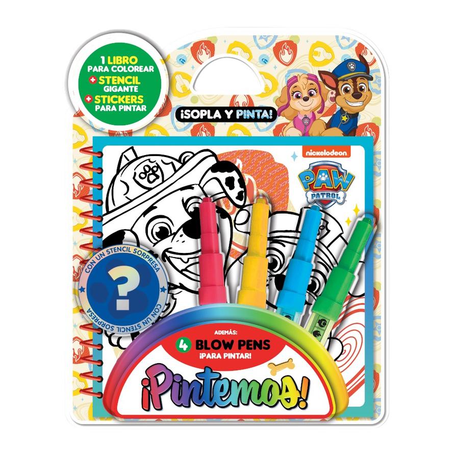 Set Para Colorear Pintemos Paw Patrol
