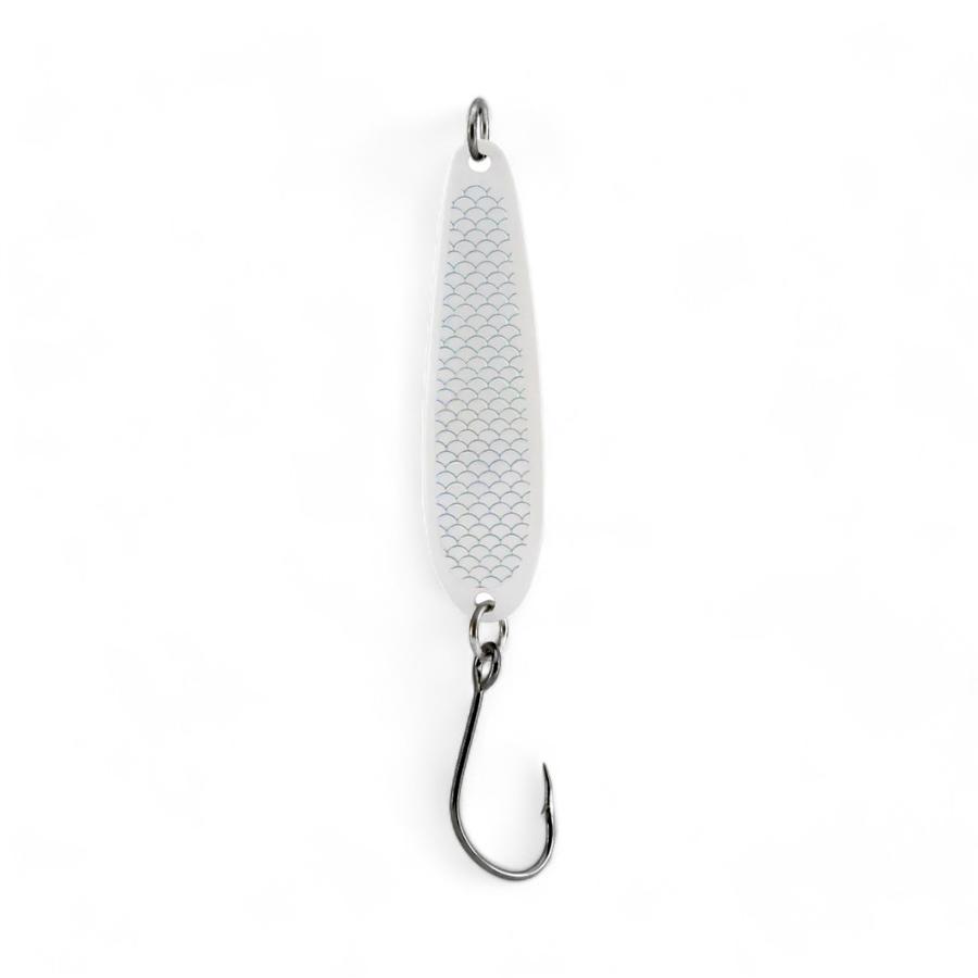 Cuchara Pesca Gibbs Trolling G-Force 40 Sea Ghost Blanco