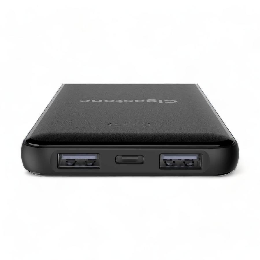 Power Bank Gigastones 10000 Mah Tipo C/Usb Negro