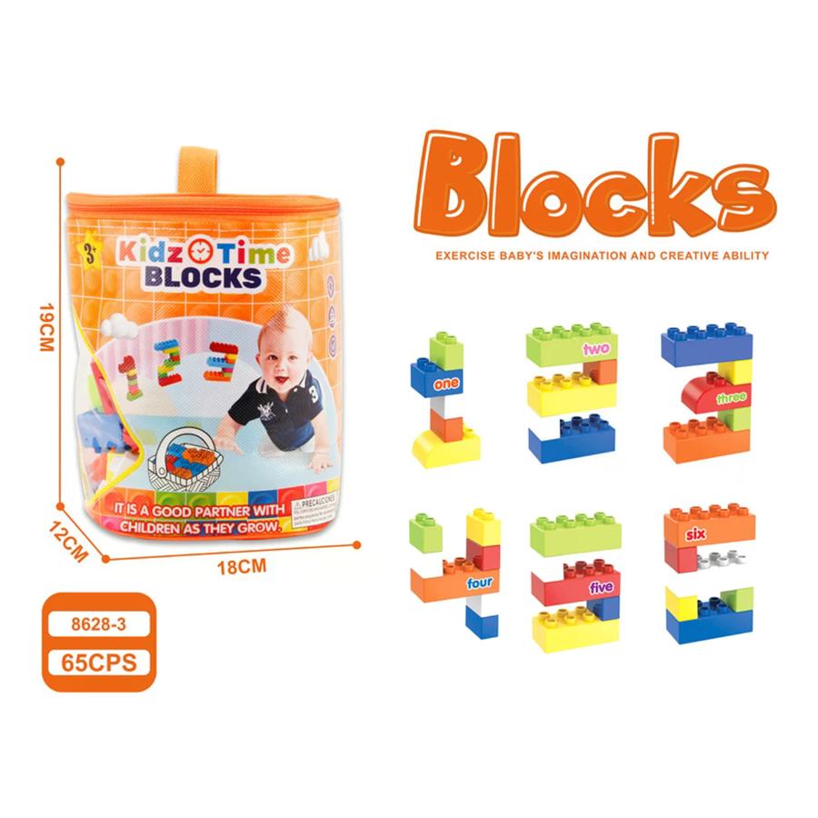 Set Bloques Infantil 65 Piezas