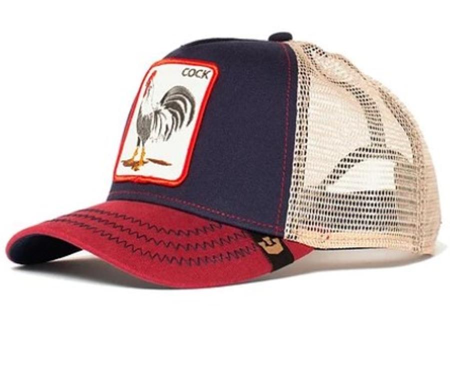 JOCKEY GOORIN BROS ALL AMERICAN ROOSTER NAVY
