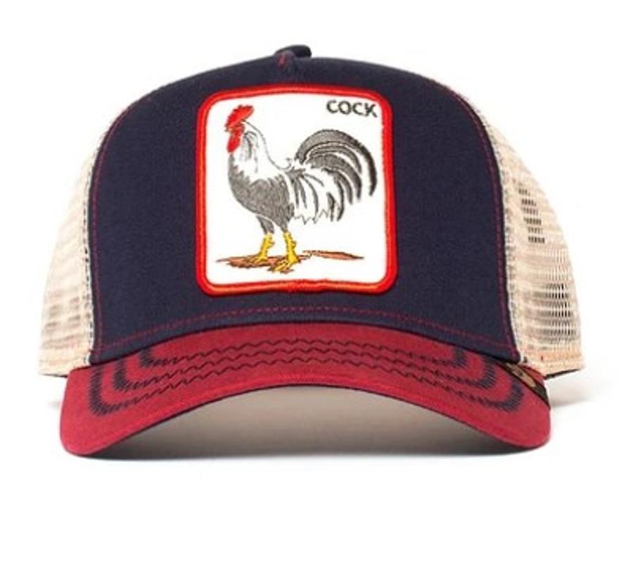 JOCKEY GOORIN BROS ALL AMERICAN ROOSTER NAVY
