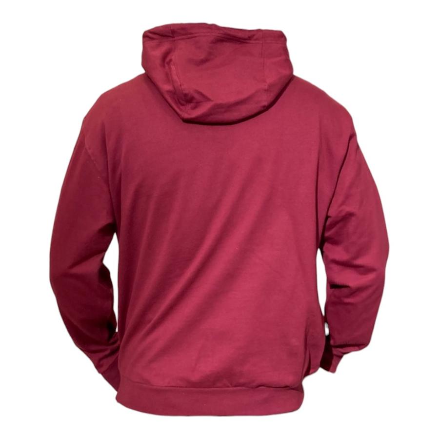 Poleron Deportivo Greenlife Unisex Canguro Rojo