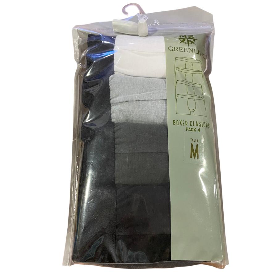 Pack 4 Boxer Medio Greenlife Surtido