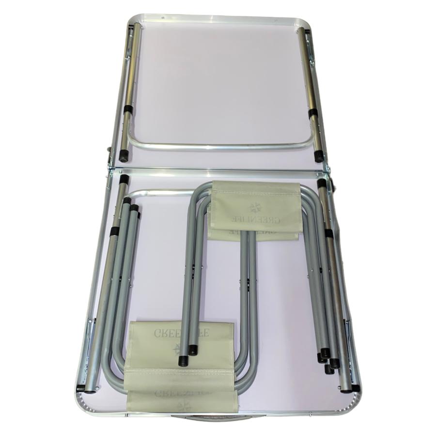 Mesa Plegable Greenlife + 4 Sillas