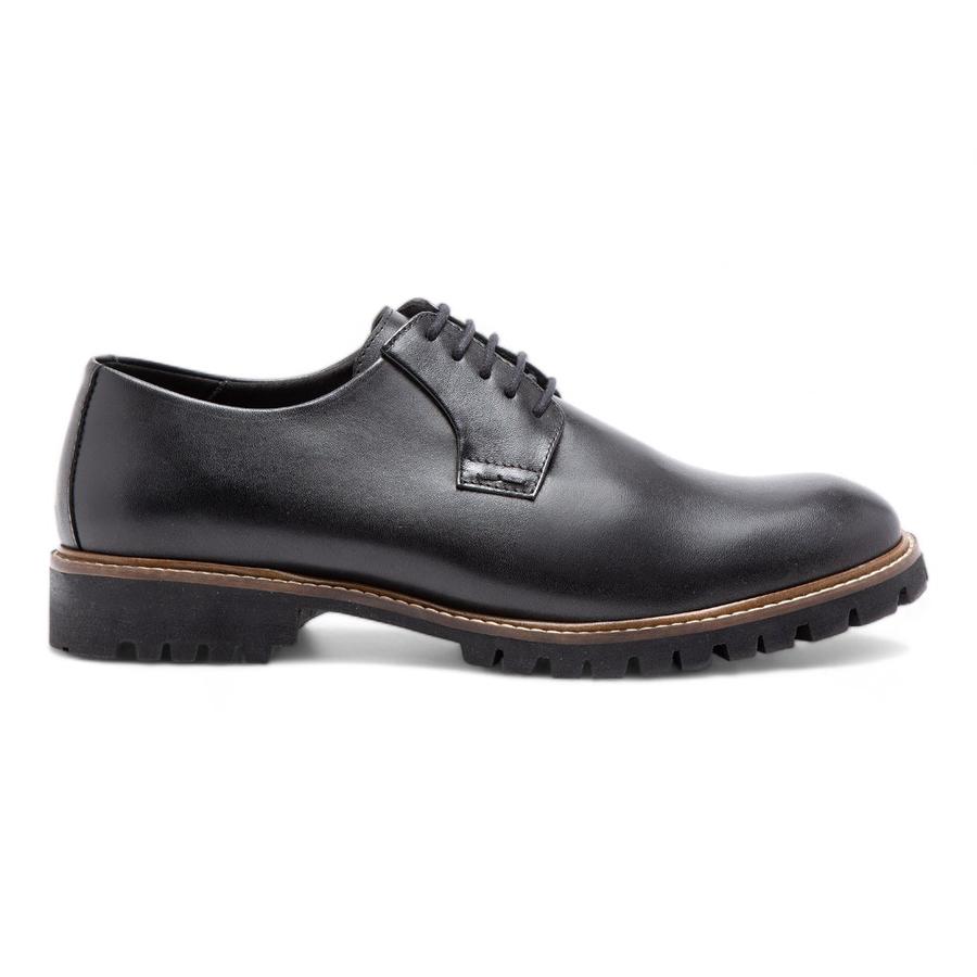 Zapato Casual Hombre Guante Cuero Quebec Negro