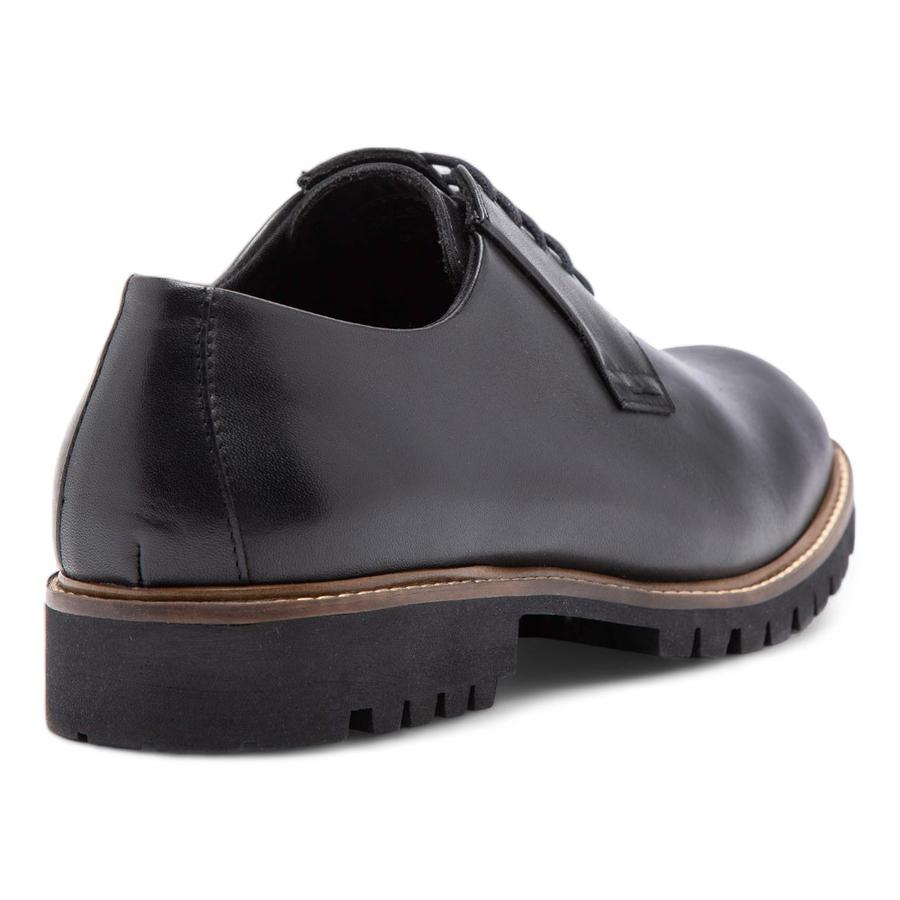 Zapato Casual Hombre Guante Cuero Quebec Negro