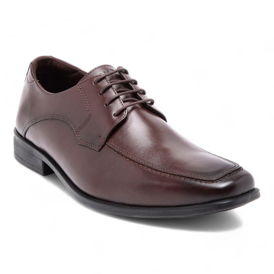 Zapato Casual Hombre Guante Cuero Veneza Café