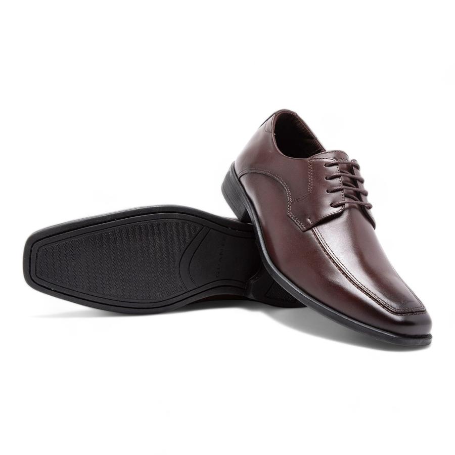 Zapato Casual Hombre Guante Cuero Veneza Café