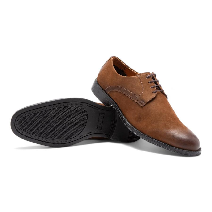 Zapato Casual Hombre Guante Cuero Zurique Café