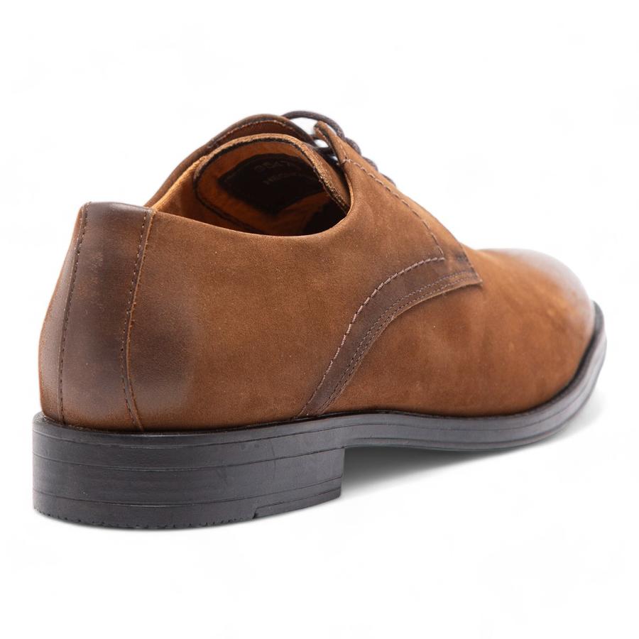 Zapato Casual Hombre Guante Cuero Zurique Café