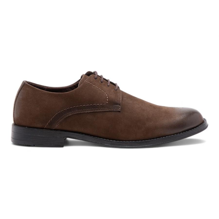 Zapato Casual Hombre Guante Cuero Tabaco