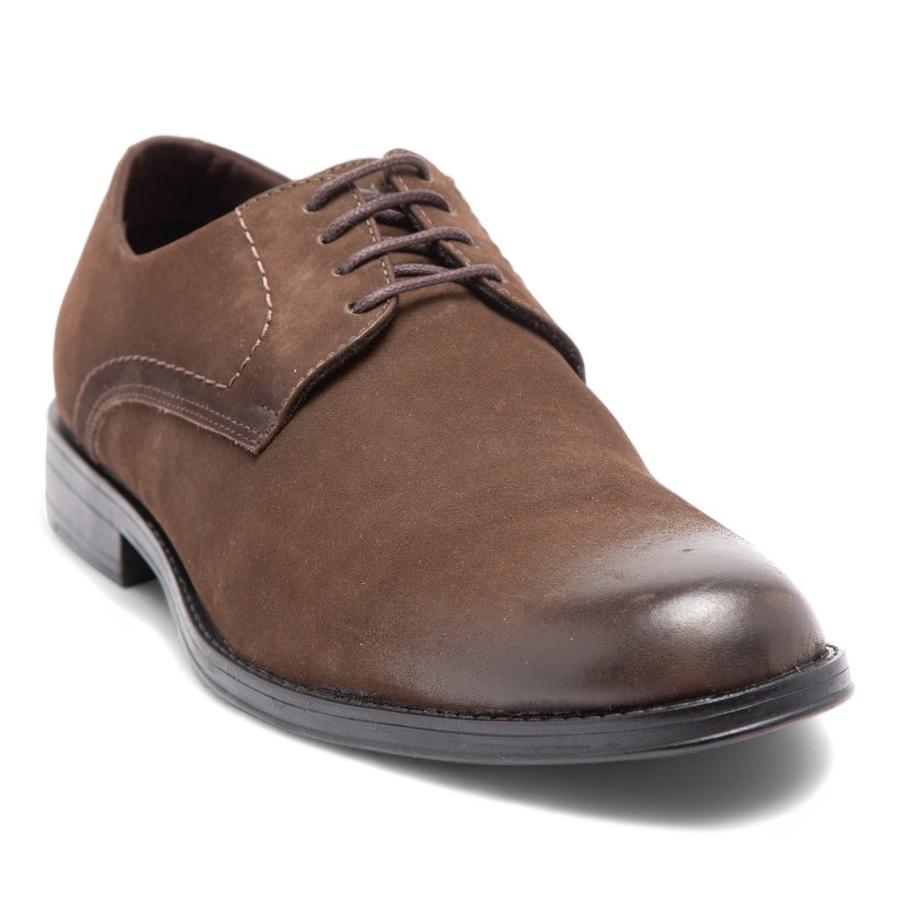 Zapato Casual Hombre Guante Cuero Tabaco