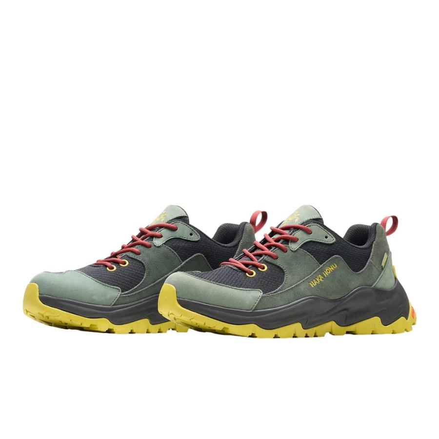 Zapatos Cordillera Baja Hombre Haka Honu Verde Grisaceo