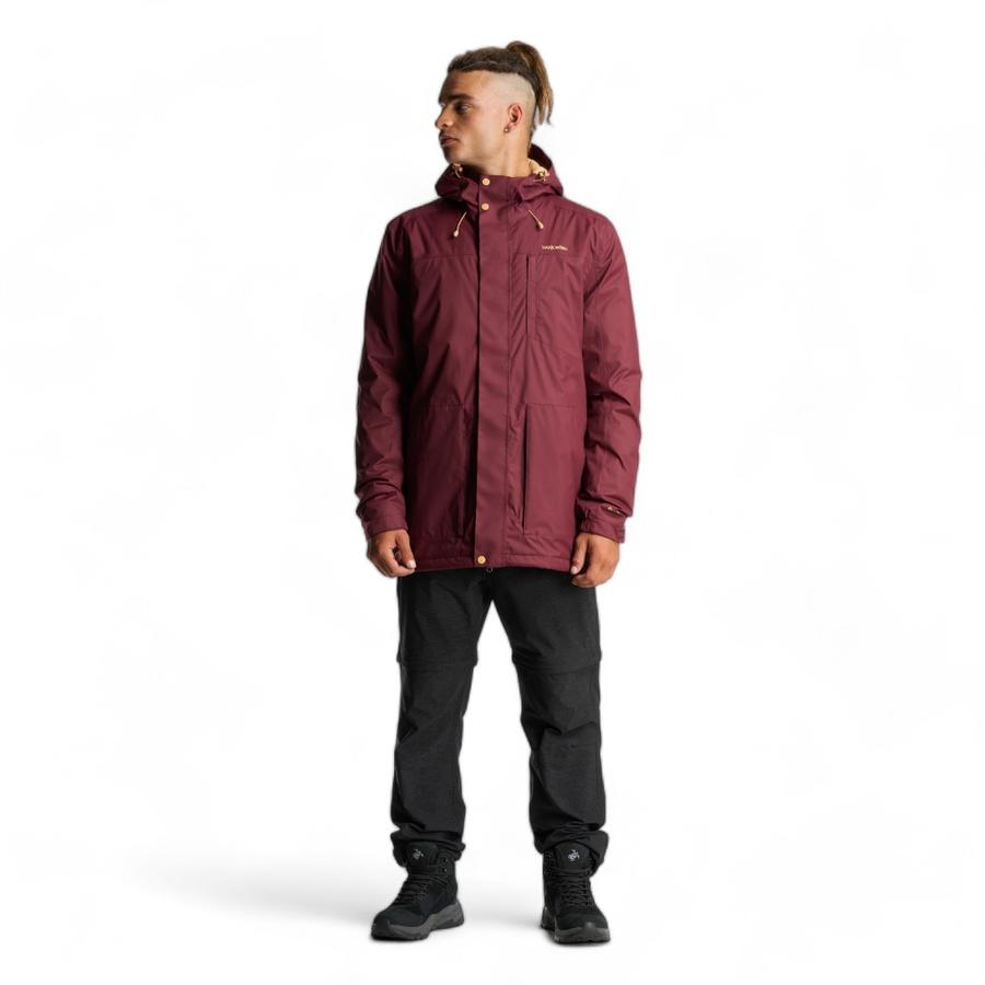 Chaqueta Hombre Terranova Haka Honu Burdeo