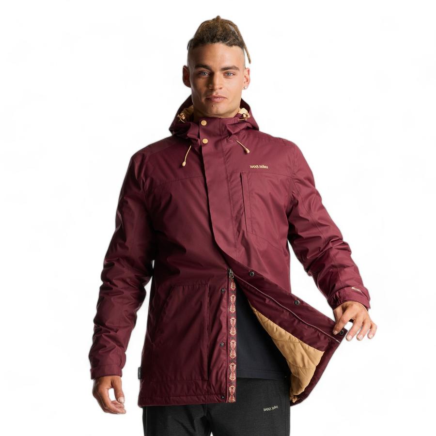Chaqueta Hombre Terranova Haka Honu Burdeo