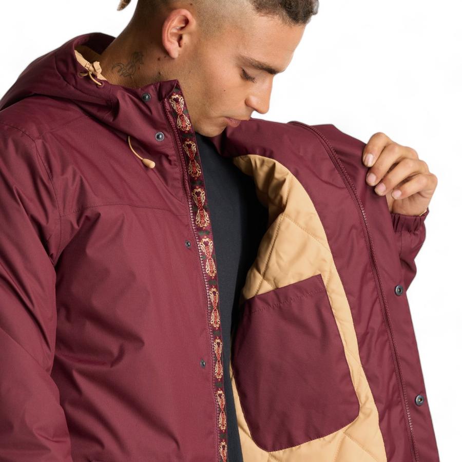 Chaqueta Hombre Terranova Haka Honu Burdeo